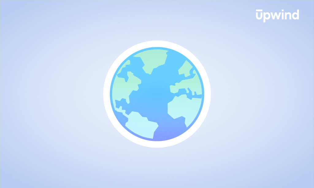 A simplified illustration of Earth with blue and green continents on a light gradient background. The phrase What is XDR appears in the top right corner.