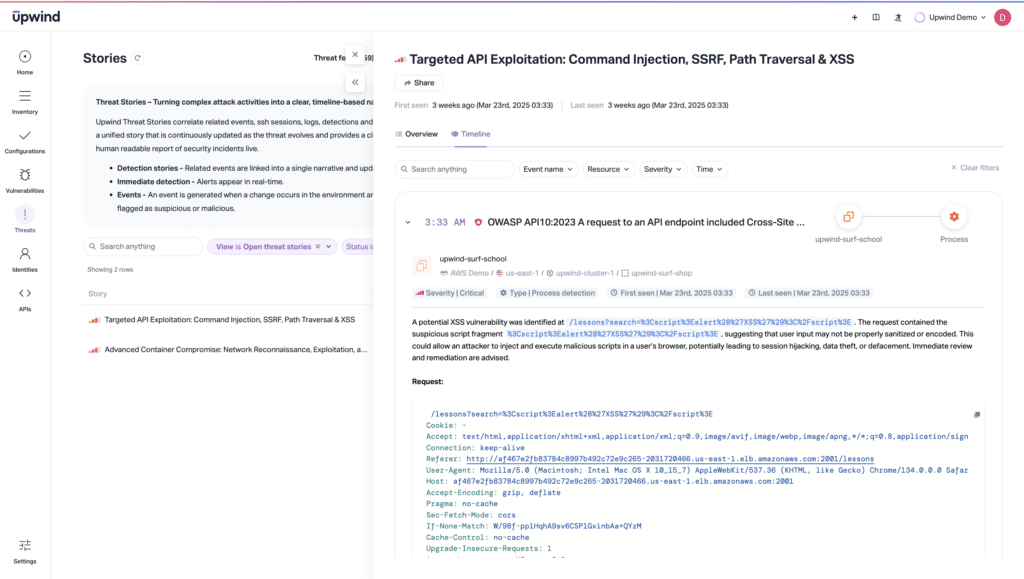 CNAPP extends detections that cover on-prem assets and uses runtime mapping to extend the comprehensive threat detection of XDR to cloud identity to API activity, Kubernetes, and container threats and multi-cloud movement.