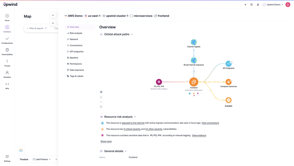 CNAPPs add deep visibility into ephemeral cloud workloads, continuously monitoring container runtime in context and correlating activity to the exact image, cloud identity, and deployment involved.