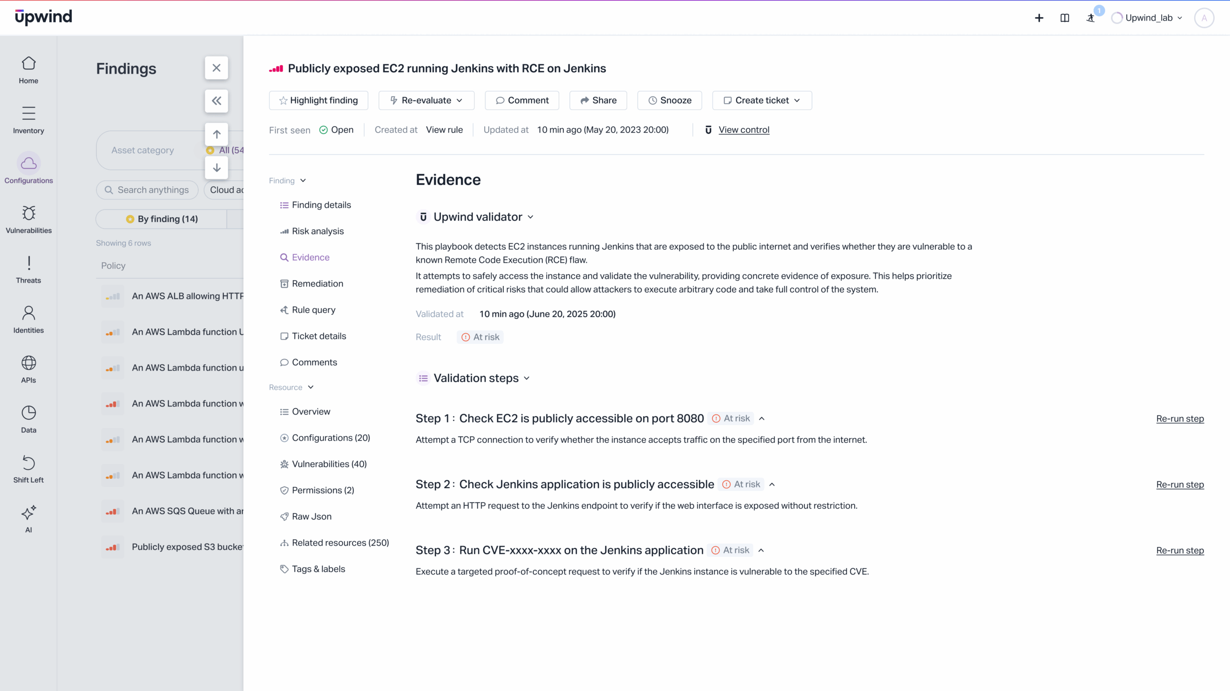 Single-finding-side-panel
