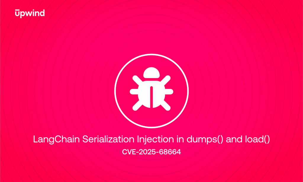 CVE-2025-68664: LangChain Serialization Injection in dumps() and load()