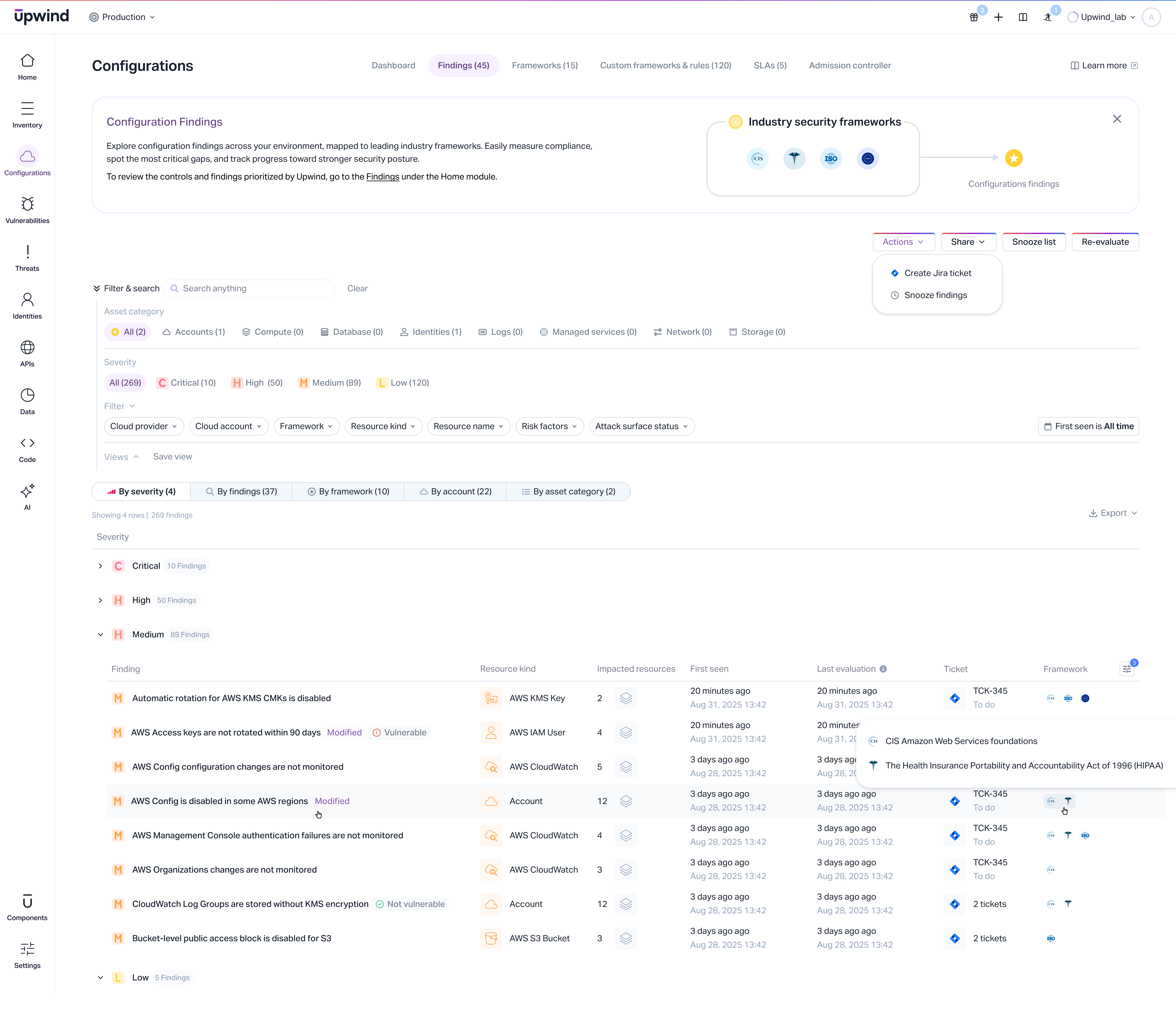 Configuration-finding-list