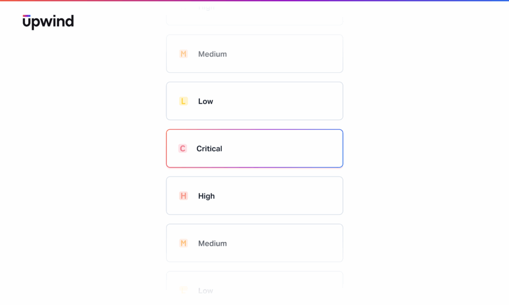 configuration severity override