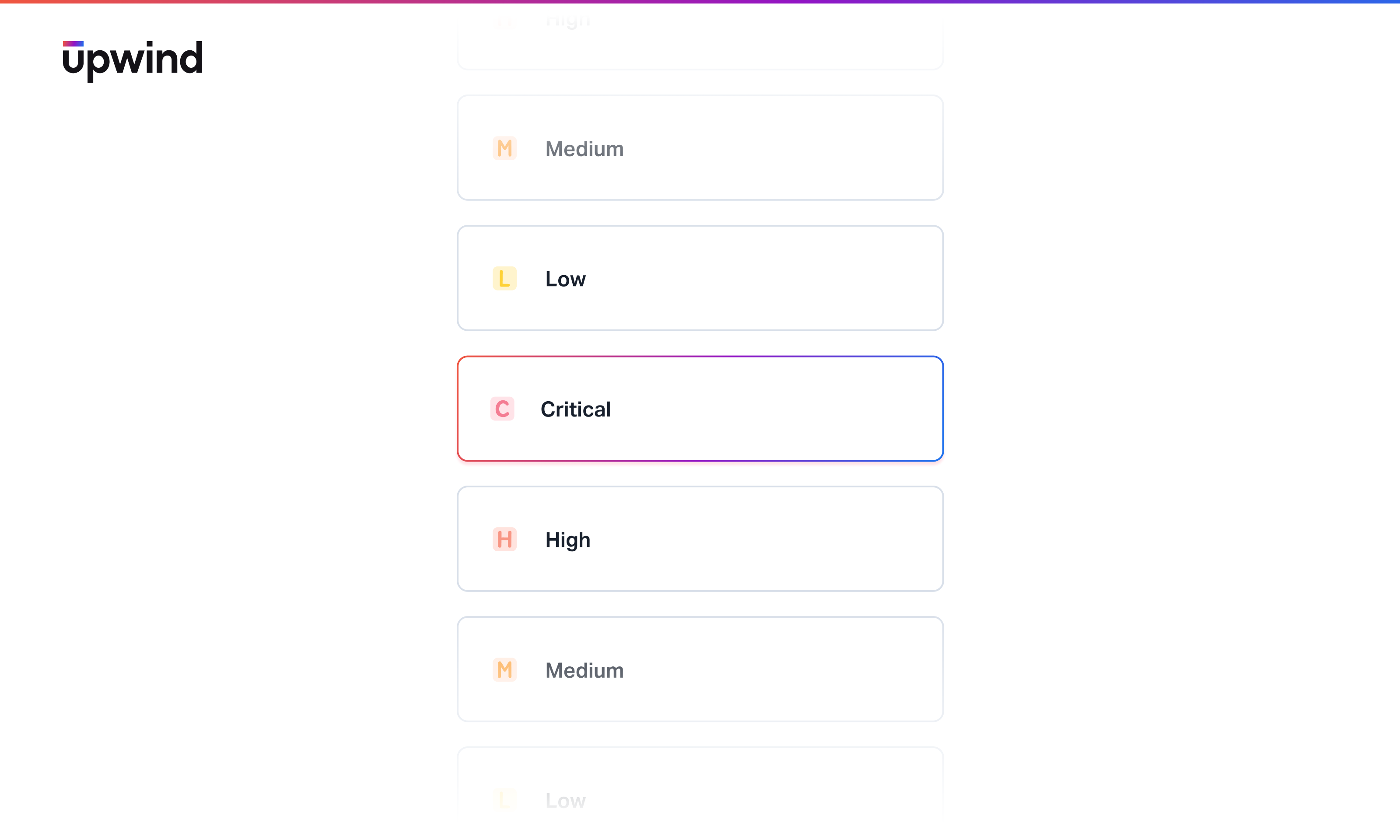 configuration severity override