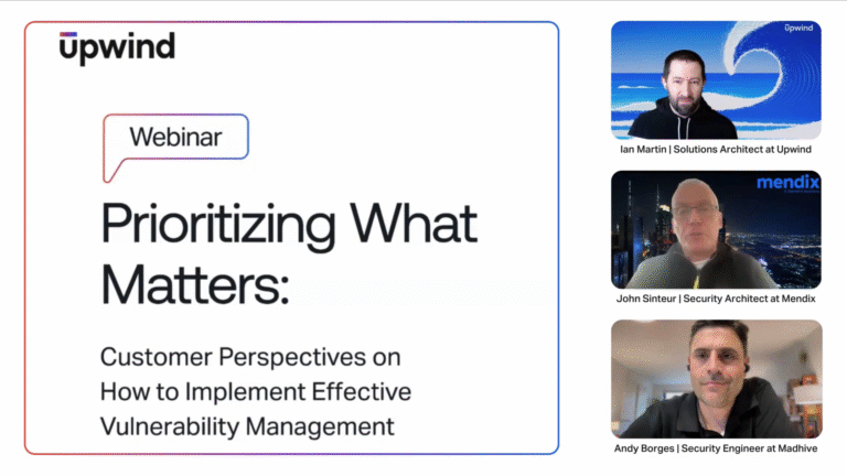 How Madhive & Mendix Reimagined Vulnerability Management with Upwind