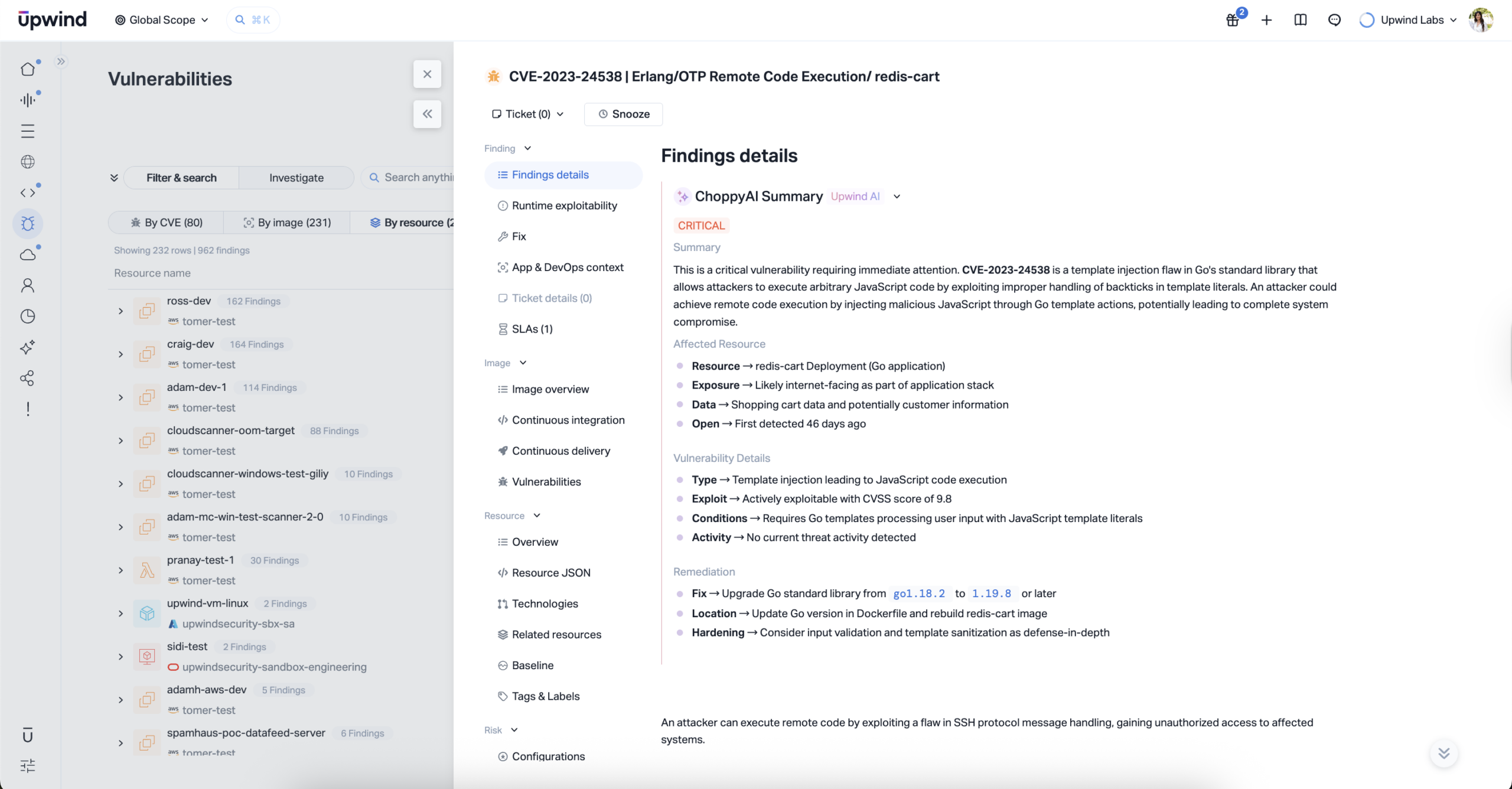 Choppy AI Summary Findings Details