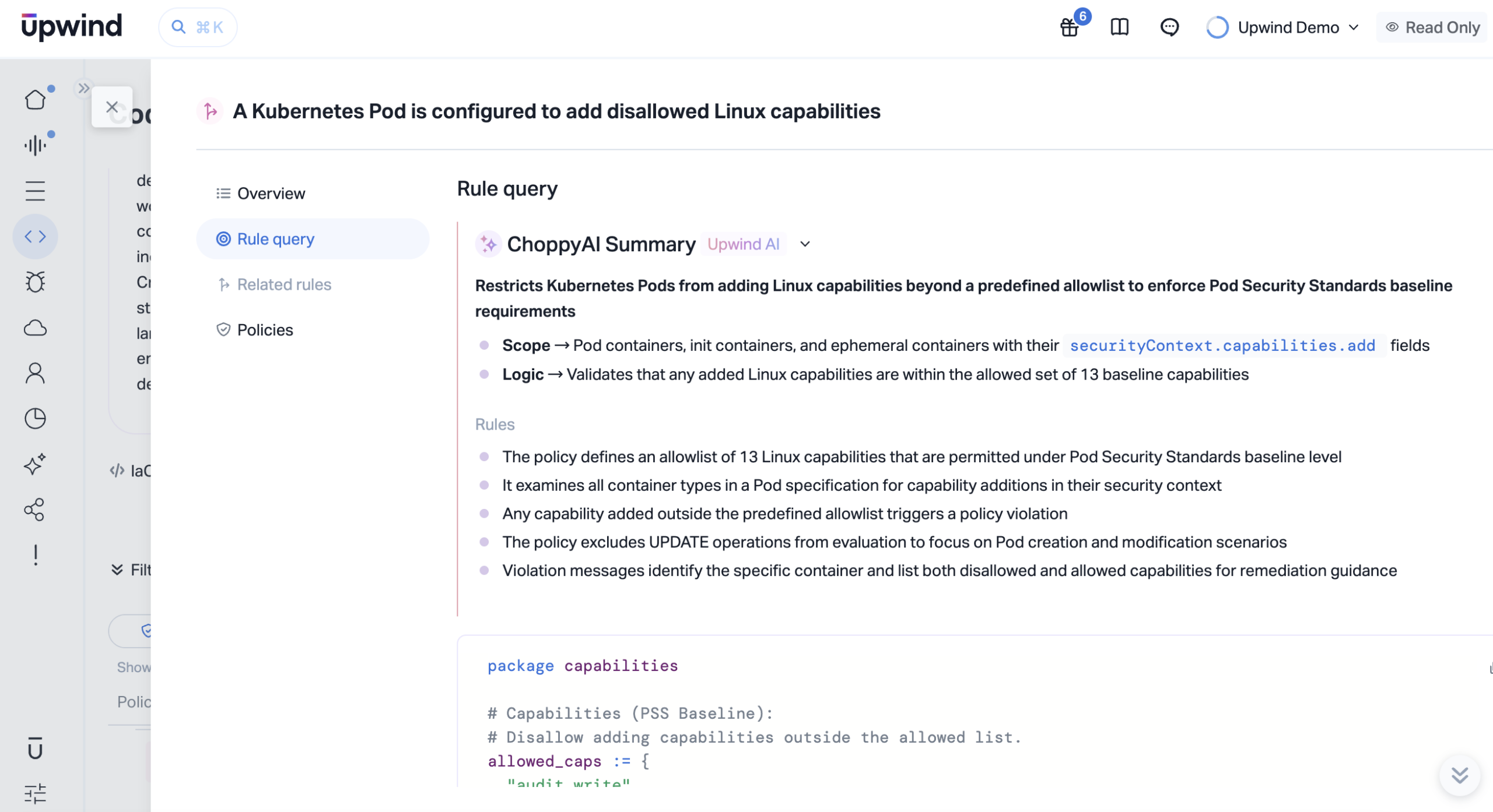 Choppy AI Summary Rule Query