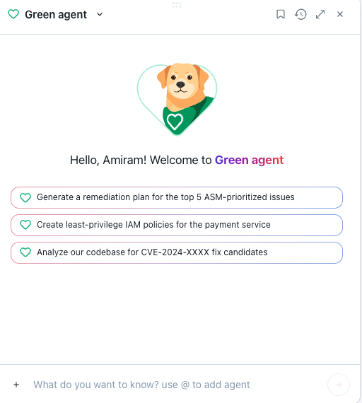 Upwind Green Agent