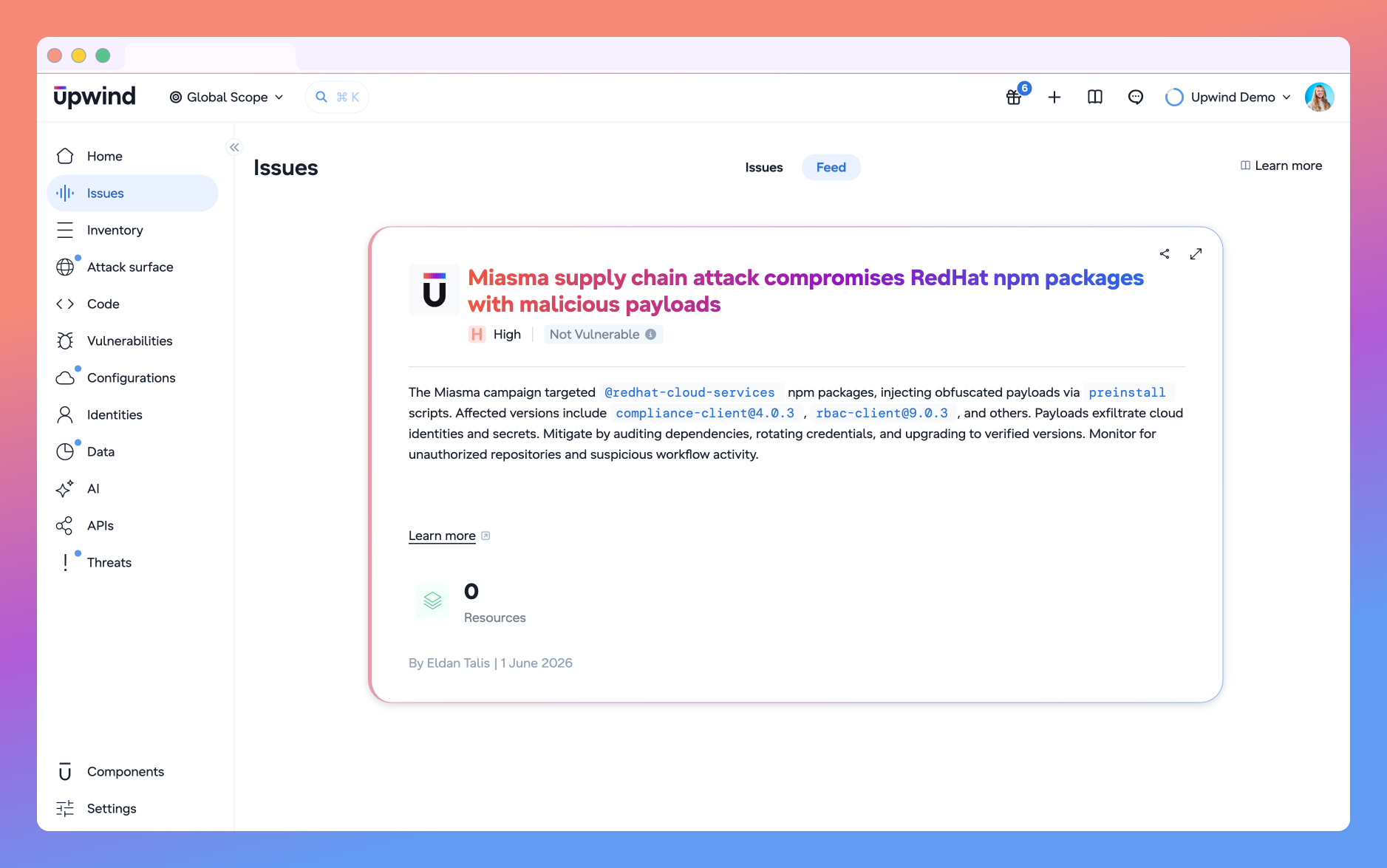 supply chain attack detection